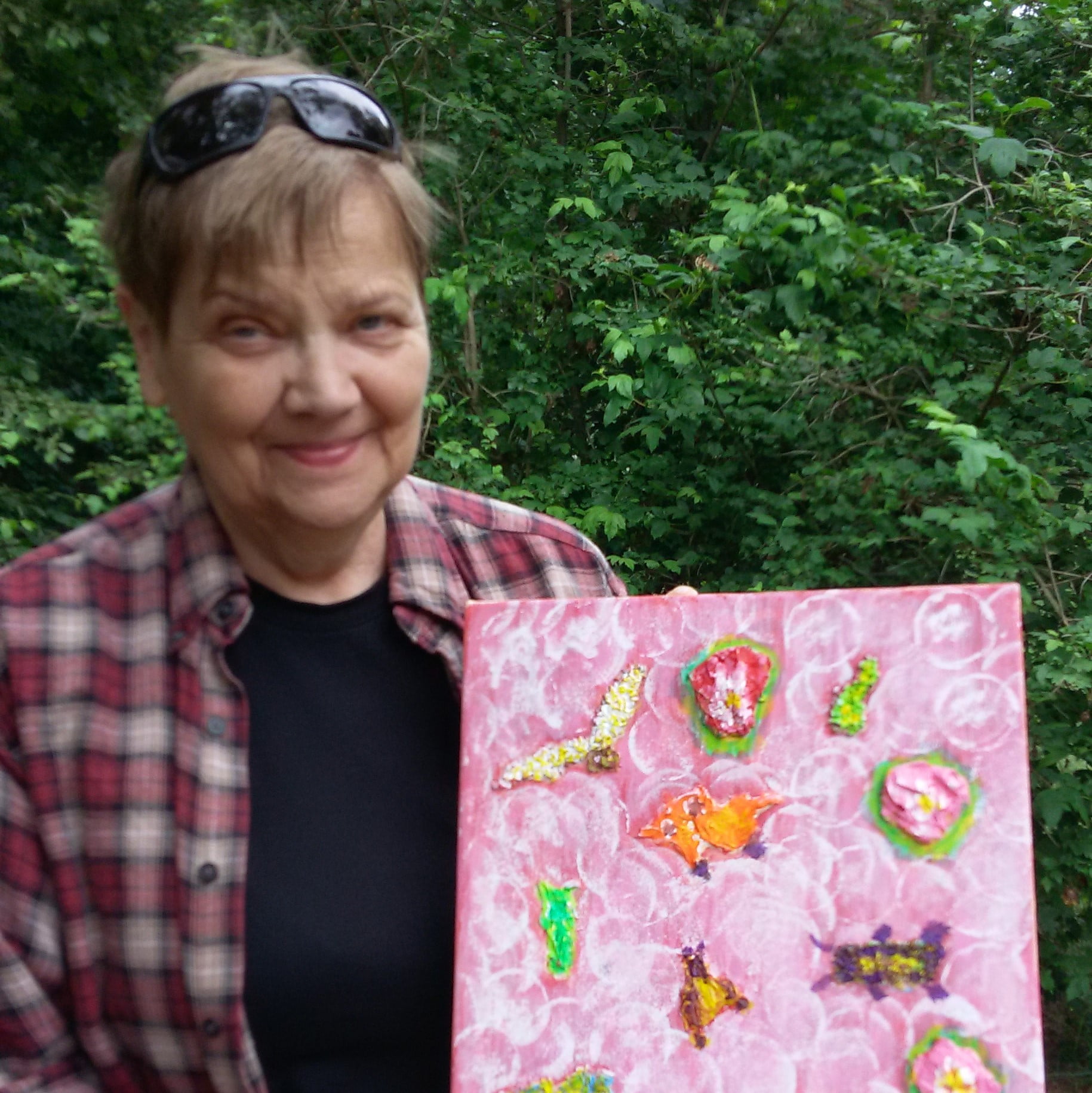 Wanda Pawłowska dumna ze swojego orbazu namalowanego intuicyjnie